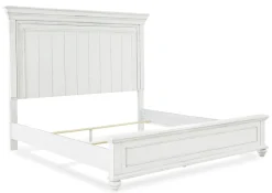 Kanwyn Panel Bed In White Wash, Queen