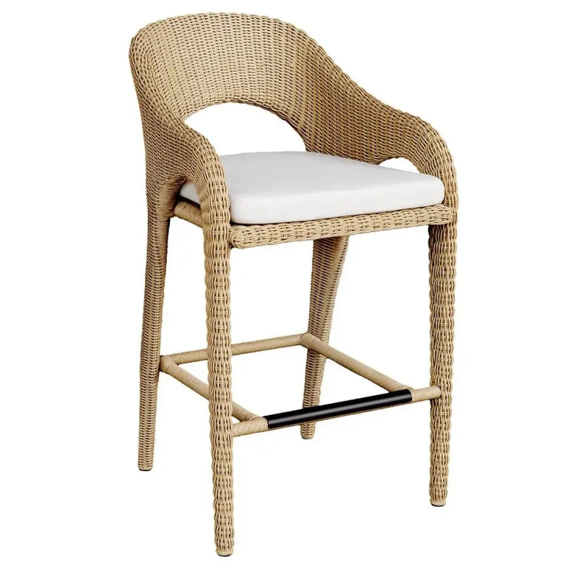 Kavali Outdoor Barstool In Honey