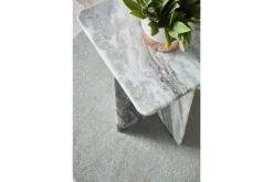 Keithwell Round Accent Table In Gray & White