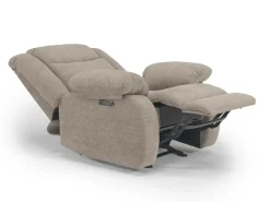 Kelsey Power Gliding Recliner In Light Brown