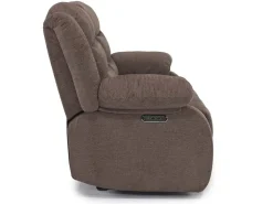 Kelsey Power Sofa In Brown