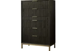 Kentfield Chest In Black Drifted Oak