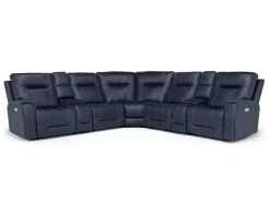 Kingston 7 Piece Sectional W/ Usb In Canyon Ocean