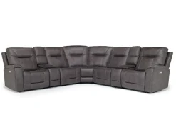 Kingston 7 Piece Sectional W/ Usb In Canyon Ocean