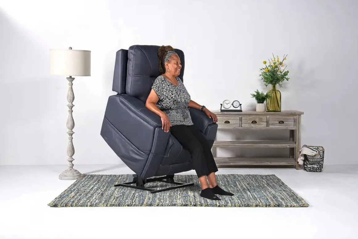 Kingston 2 Power Lift Chair In Canyon Steel