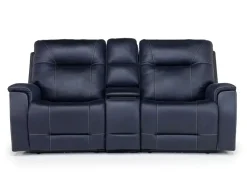 Kingston 3 Power Theater Console Loveseat W/ Immersive Sound In Canyon Ocean