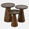 Knox Accent Nesting Tables In Chestnut, Set Of 3