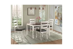 Kona Dining Table & 4 Chairs In Brown