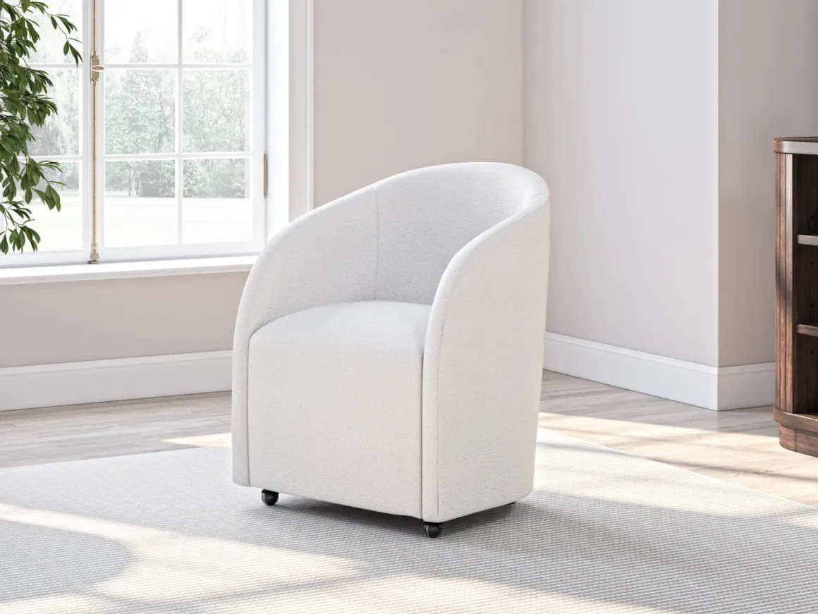 Korestone Desk Chair In White