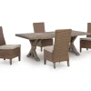 Laguna Heights Outdoor Dining Table & 4 Chairs In Beige