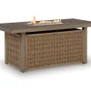 Laguna Heights Outdoor Firepit In Beige