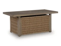 Laguna Heights Outdoor Firepit In Beige