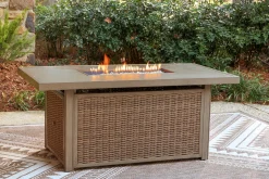 Laguna Heights Outdoor Firepit In Beige