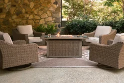 Laguna Heights Outdoor Firepit In Beige