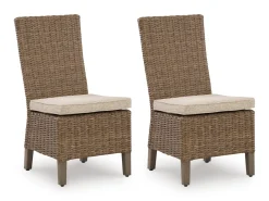 Laguna Heights Outdoor Side Chair In Beige, Set Of 2