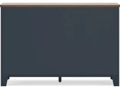 Landocken Dresser In Brown/Blue