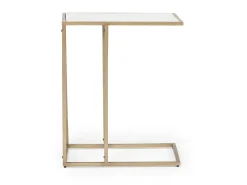 Lanport Accent Table In Champagne White
