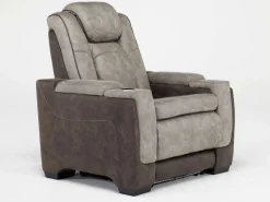 Lantana 2 Power Recliner In Rocky Gray/Brown