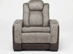 Lantana 2 Power Recliner In Rocky Gray/Brown