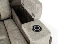 Lantana 2 Power Recliner In Rocky Gray/Brown