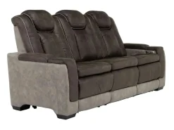 Lantana 2 Power Sofa In Rocky Gray/Brown