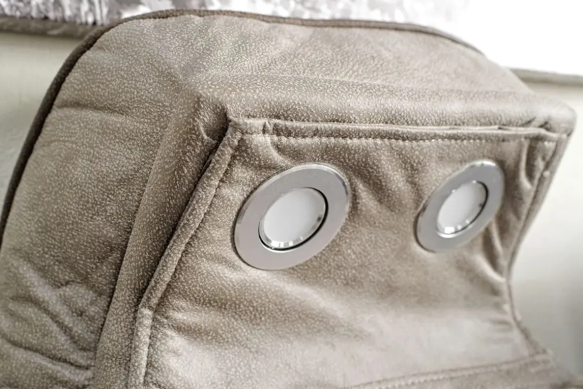 Lantana 2 Power Sofa In Rocky Gray/Brown