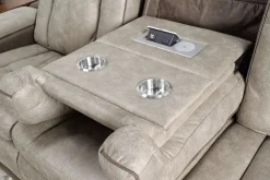 Lantana 2 Power Sofa In Rocky Gray/Brown