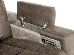 Lantana 2 Power Sofa In Rocky Gray/Brown