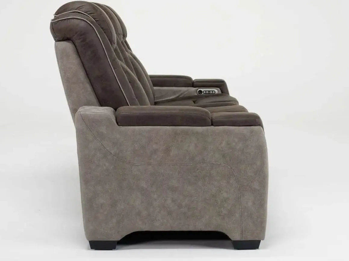 Lantana 2 Power Sofa In Rocky Gray/Brown