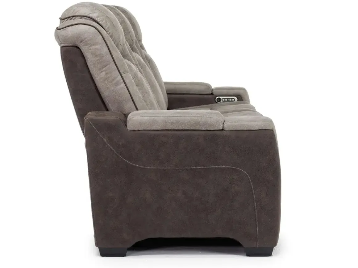 Lantana 2 Power Sofa In Rocky Gray/Brown