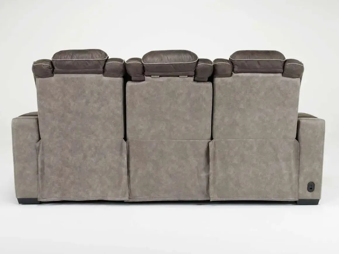 Lantana 2 Power Sofa In Rocky Gray/Brown