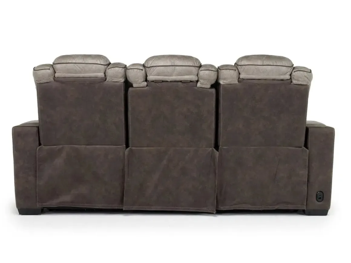 Lantana 2 Power Sofa In Rocky Gray/Brown