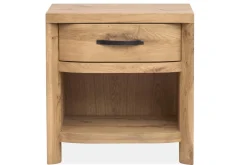 Laramie 2 Drawer Nightstand In Honey Wheat