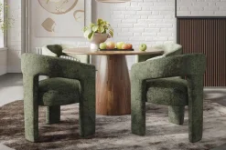 Leslie Side Chair In Rust