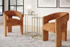 Leslie Side Chair In Rust