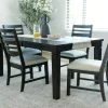 Lincoln Dining Table & 4 Chairs In Dark Espresso