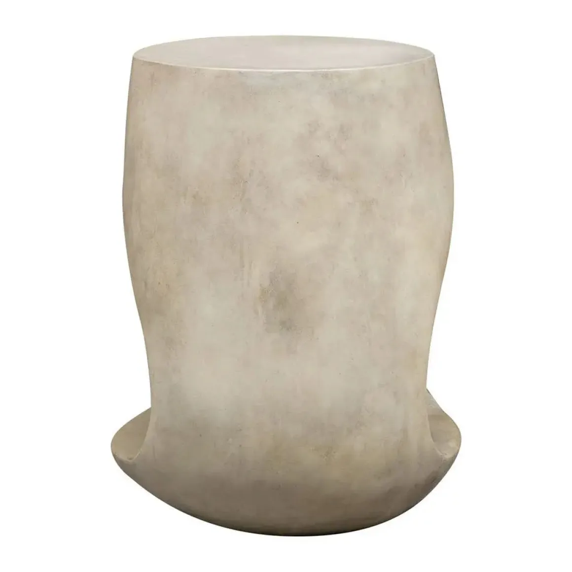 Lithos Outdoor Accent Table In Gray
