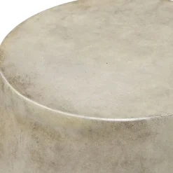 Lithos Outdoor Accent Table In Gray