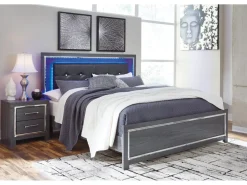 Lodanna Panel Bed In Gray, Full