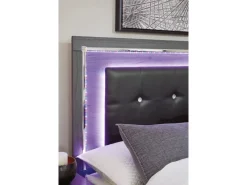 Lodanna Panel Bed W/ Storage In Gray, Full