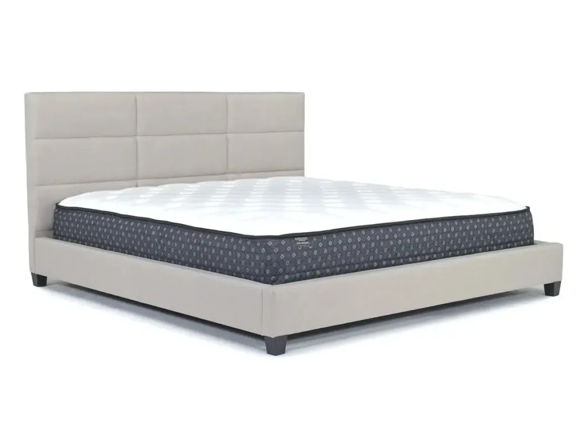 Loft 9 Upholstered Panel Bed In Sand, Twin