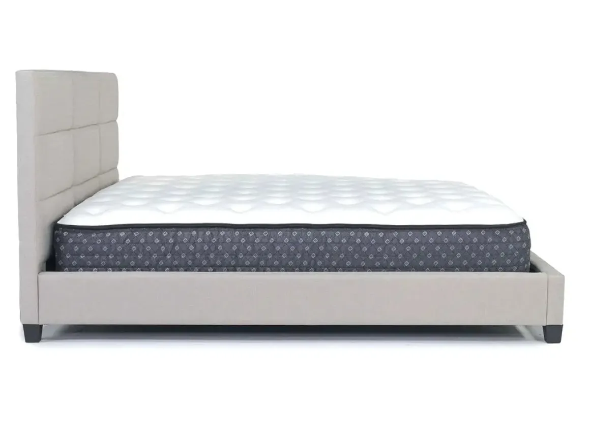 Loft 9 Upholstered Panel Bed In Sand, Twin