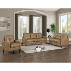 Lois Chair In Camel Brown