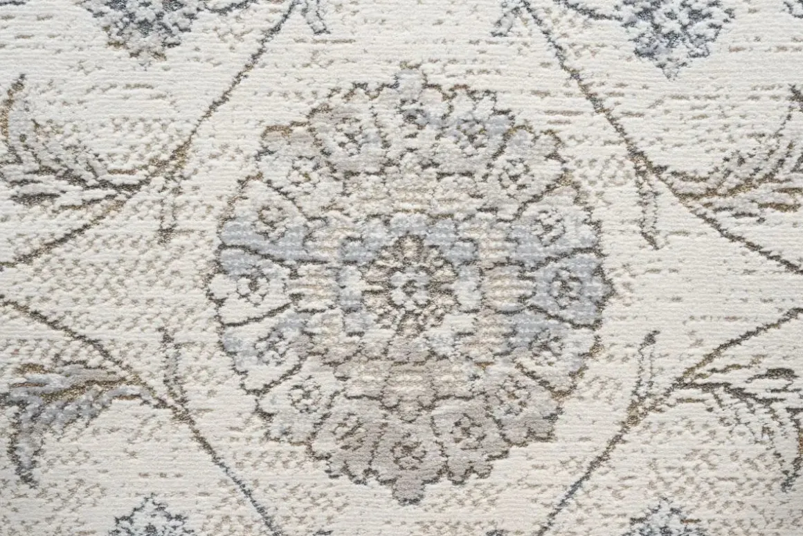 London Springs Rug In Ivory & Blue/Gray, 5’ X 7’