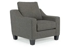 Lucy Chair In Splash Charcoal