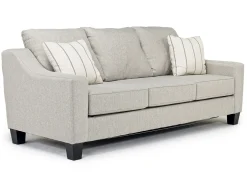 Lucy Queen Sleeper Sofa In Splash Charcoal