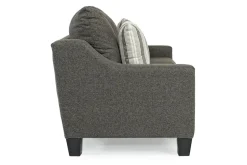 Lucy Queen Sleeper Sofa In Splash Charcoal