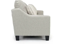 Lucy Queen Sleeper Sofa In Splash Charcoal