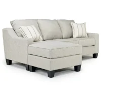 Lucy Reversible Sofa Chaise In Splash Charcoal