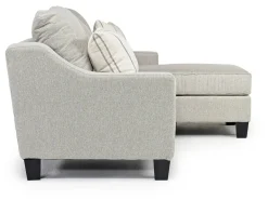 Lucy Reversible Sofa Chaise In Splash Charcoal